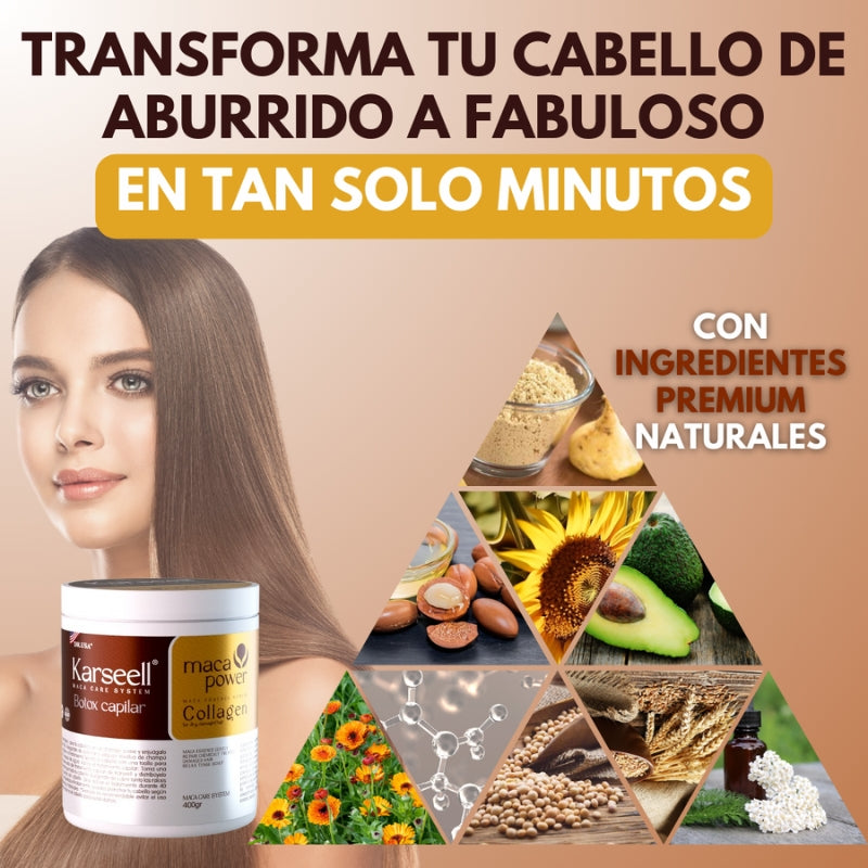 KARSEELL® Mascarilla de Colageno para el Cabello